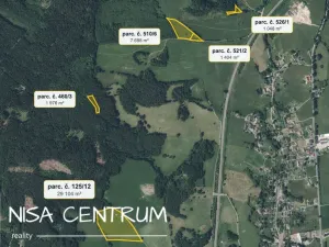Prodej louky, Liberec - Liberec XXXI-Krásná Studánka, 41230 m2