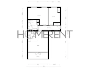 Pronájem bytu 3+kk, Praha - Letňany, Místecká, 68 m2