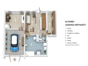 Prodej rodinného domu, Chodov, Lesní, 202 m2