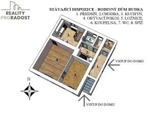 Prodej rodinného domu, Rudka, 94 m2