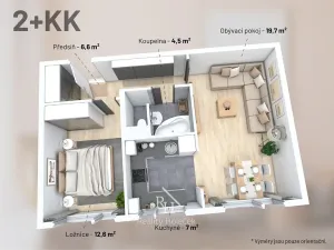 Prodej bytu 2+kk, Kladno, Anglická, 50 m2