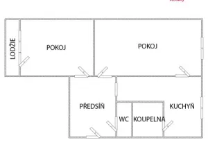 Prodej bytu 2+1, Jirkov, Hornická, 64 m2