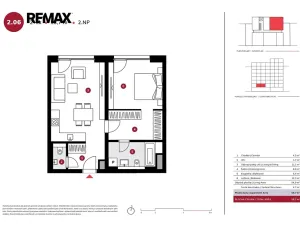 Prodej bytu 2+kk, Praha - Karlín, Sokolovská, 59 m2