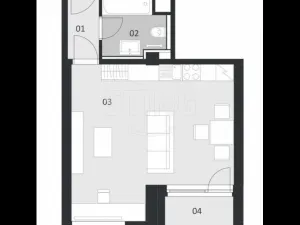 Pronájem bytu 1+kk, Ostrava, Hasičská, 34 m2