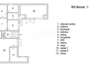 Prodej rodinného domu, Bzová, 165 m2