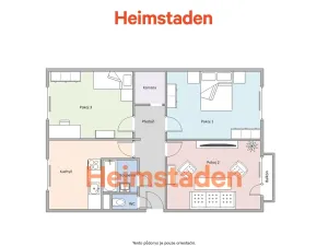 Pronájem bytu 3+1, Karviná - Ráj, Prameny, 77 m2