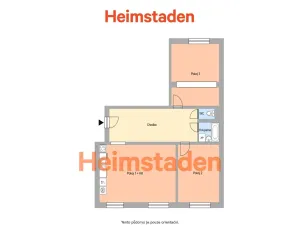 Pronájem bytu 3+kk, Ostrava - Poruba, náměstí Boženy Němcové, 80 m2
