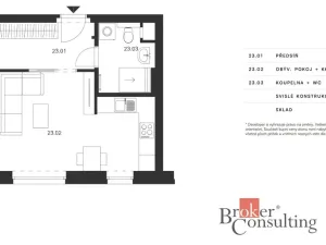 Pronájem bytu 1+kk, Hořovice, Pšeničná, 40 m2