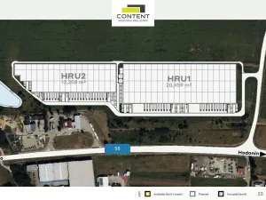 Pronájem skladu, Hrušky, Polní, 20459 m2