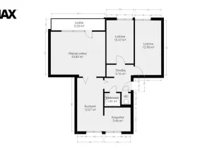 Prodej bytu 4+kk, Praha - Záběhlice, Hrusická, 73 m2