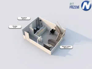 Prodej bytu 4+kk, Dub, 77 m2