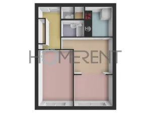 Pronájem bytu 2+kk, Praha, Generála Janouška, 43 m2