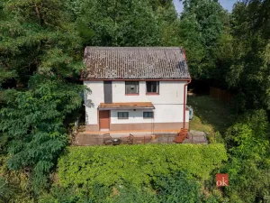 Prodej chaty, Týn nad Vltavou - Hněvkovice na levém břehu Vltavy, 80 m2
