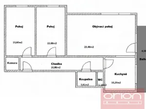 Prodej bytu 3+1, Praha - Smíchov, Na Cihlářce, 84 m2