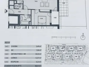 Prodej bytu 2+kk, Roztoky, Lederova, 135 m2