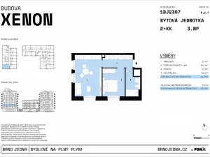 Prodej bytu 2+kk, Brno, Plynárenská, 44 m2