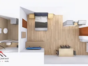 Pronájem apartmánu, Ostrava, Cihelní, 33 m2