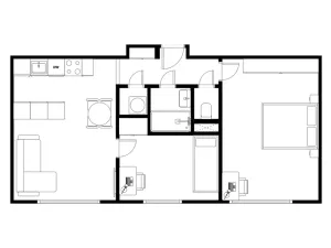 Prodej bytu 3+kk, Praha - Záběhlice, Struhařovská, 55 m2