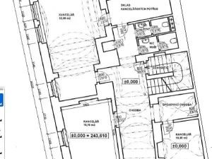 Pronájem kanceláře, Hradec Králové, Malé náměstí, 112 m2