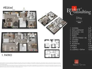 Prodej bytu 5+kk, Dřísy, Hlavnovská, 110 m2