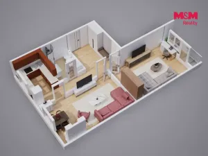 Prodej bytu 2+1, Teplice, Fráni Šrámka, 62 m2