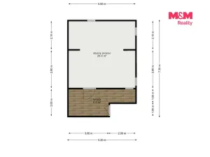 Prodej chaty, Hradec Králové - Roudnička, 25 m2