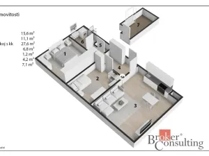 Prodej bytu 3+kk, Kladno - Kročehlavy, Generála Selnera, 69 m2