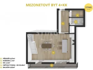 Prodej bytu 4+kk, Ostrava - Moravská Ostrava, Jantarová, 130 m2