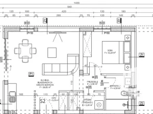 Prodej bytu 2+kk, Privlaka, Chorvatsko, 54 m2