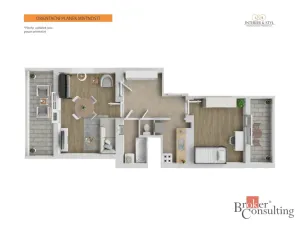 Prodej bytu 2+1, Praha - Podolí, Na dolinách, 54 m2