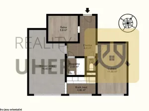 Prodej bytu 2+1, Mělník, Slovany, 51 m2