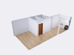 Pronájem bytu 1+kk, Ostrava, Křišťanova, 34 m2