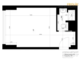Prodej bytu 1+kk, Praha - Vokovice, Evropská, 24 m2