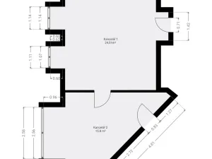 Pronájem kanceláře, Plzeň, Tylova, 40 m2