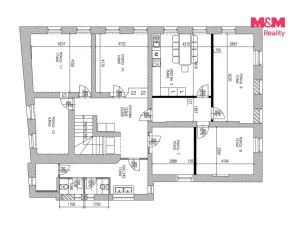 Pronájem rodinného domu, Vrátno, 302 m2