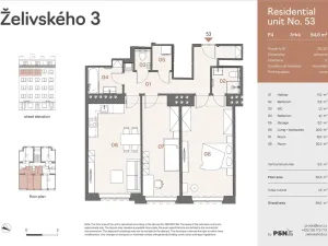Prodej bytu 3+kk, Praha, Jana Želivského, 77 m2
