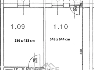 Pronájem bytu 2+kk, Hostivice, Školská, 40 m2