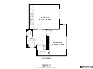 Prodej bytu 2+kk, Praha - Holešovice, U garáží, 44 m2