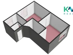 Pronájem bytu 2+1, Božičany, 48 m2