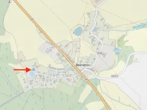 Prodej pozemku pro bydlení, Bezvěrov, 665 m2