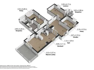 Pronájem bytu 4+kk, Ústí nad Labem - Klíše, Beethovenova, 152 m2