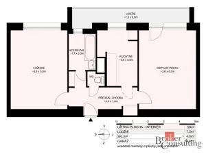 Prodej bytu 2+1, Praha - Záběhlice, U mlýna, 85 m2