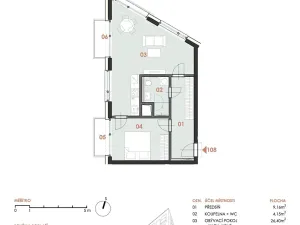 Prodej bytu 2+kk, Brno, Příční, 54 m2