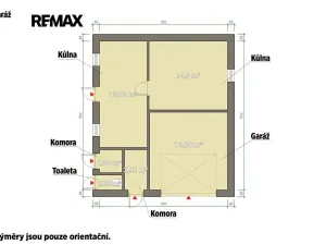Prodej rodinného domu, Kladruby, Husova, 131 m2