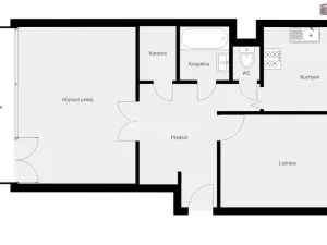 Prodej bytu 2+1, Praha - Čimice, Na hranicích, 71 m2