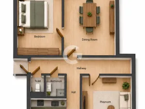 Prodej bytu 3+1, Zlín - Malenovice, Husova, 69 m2