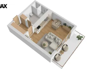 Prodej bytu 1+kk, Hradec Králové, V Koutech, 37 m2