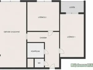 Pronájem bytu 3+kk, Praha - Modřany, Jordana Jovkova