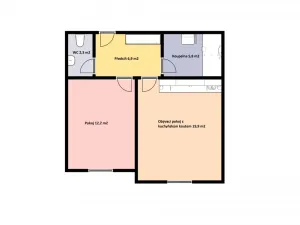 Pronájem bytu 2+kk, Mladá Boleslav - Mladá Boleslav III, Jičínská, 52 m2