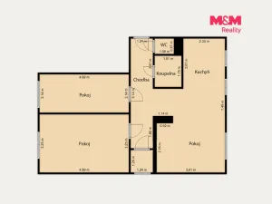 Prodej bytu 3+kk, Krajková, 60 m2